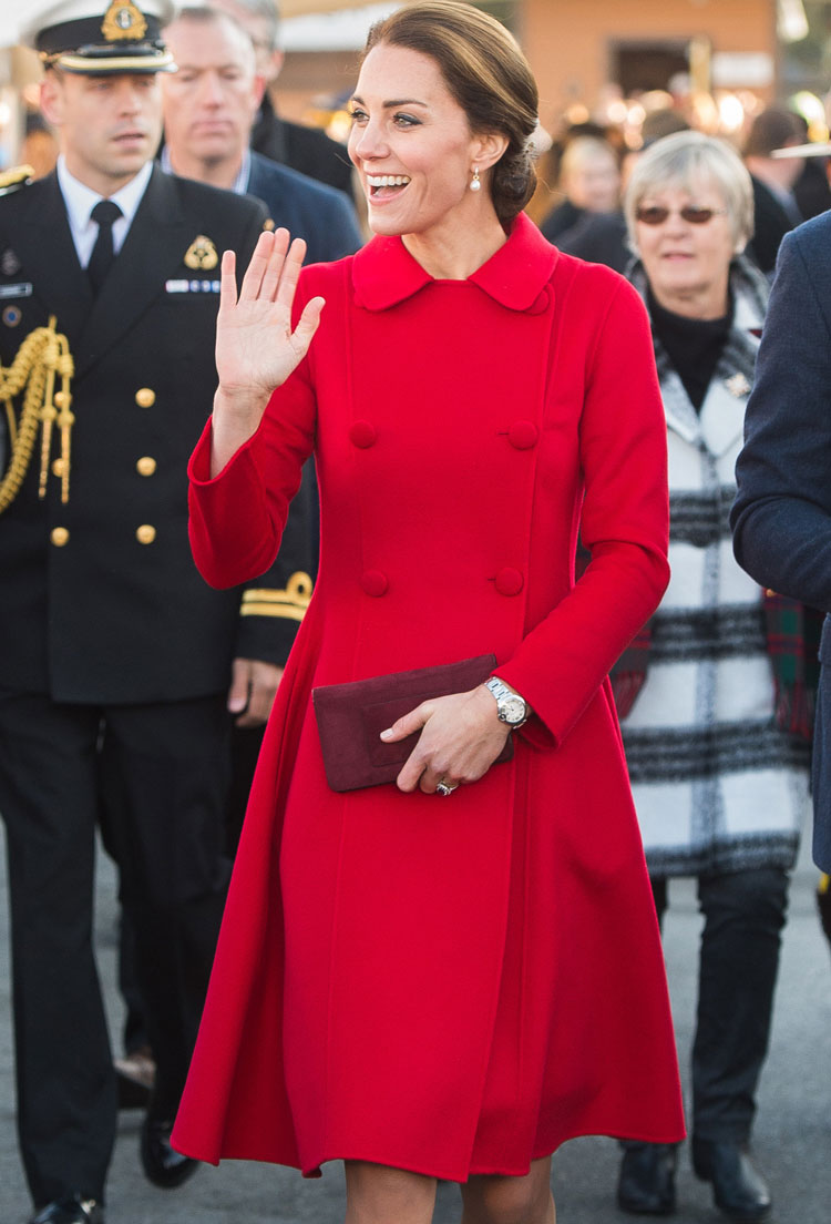 Red coat